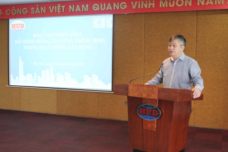 Tổng công ty HUD tổ chức đào tạo triển khai mô hình thông tin công trình (BIM) trong hoạt động xây dựng