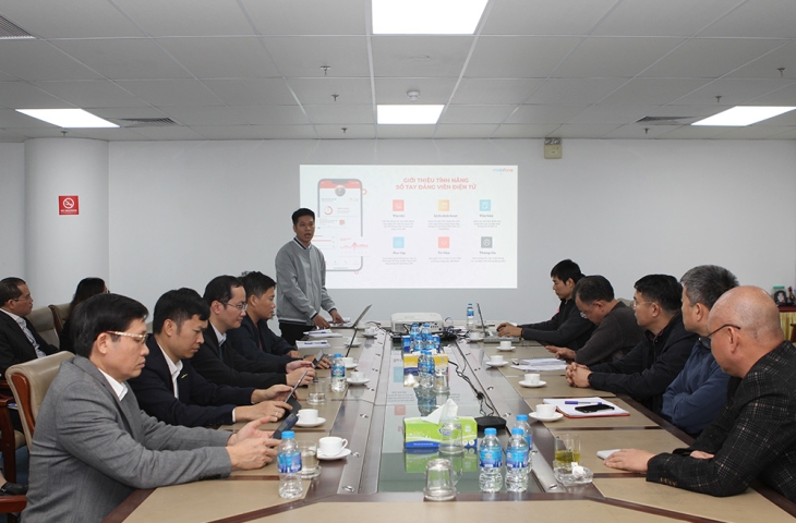 Đảng ủy Tổng công ty HUD và Đảng ủy Mobifone tổ chức Hội nghị triển khai phần mềm “Sổ tay Đảng viên điện tử”