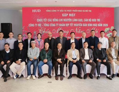 Tổng công ty HUD tổ chức gặp mặt tri ân các đồng chí nguyên lãnh đạo, cán bộ hưu trí nhân dịp Xuân Bính Ngọ 2026