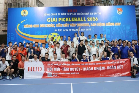 Tổng công ty HUD tổ chức Giải Pickleball năm 2026