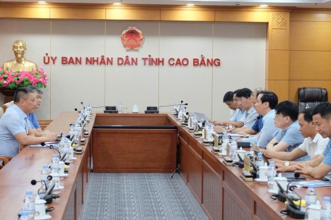 Tổng công ty HUD làm việc với UBND tỉnh Cao Bằng về định hướng nghiên cứu đầu tư phát triển đô thị và nhà ở xã hội