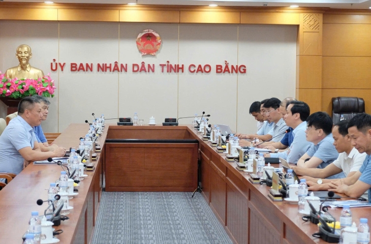 Tổng công ty HUD làm việc với UBND tỉnh Cao Bằng về định hướng nghiên cứu đầu tư phát triển đô thị và nhà ở xã hội