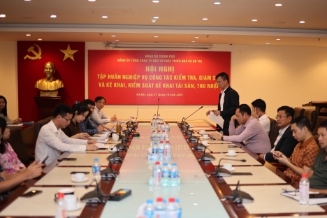 Ủy ban Kiểm tra Đảng ủy Tổng công ty HUD tổ chức Hội nghị tập huấn nghiệp vụ công tác kiểm tra, giám sát và kê khai tài sản, thu nhập