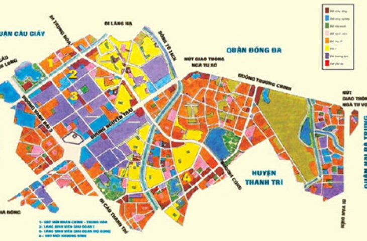 Công bố quy hoạch quận Thanh Xuân, Hà Nội đến năm 2020