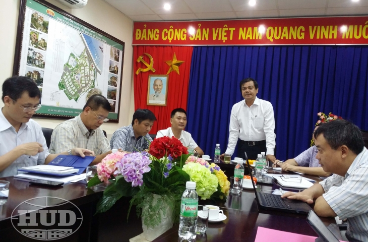 Chủ tịch HĐTV kiểm tra tiến độ các dự án tại thành phố Nha Trang và chủ trì Lễ công bố Quyết định sáp nhập Ban QLDA số 5 và số 6