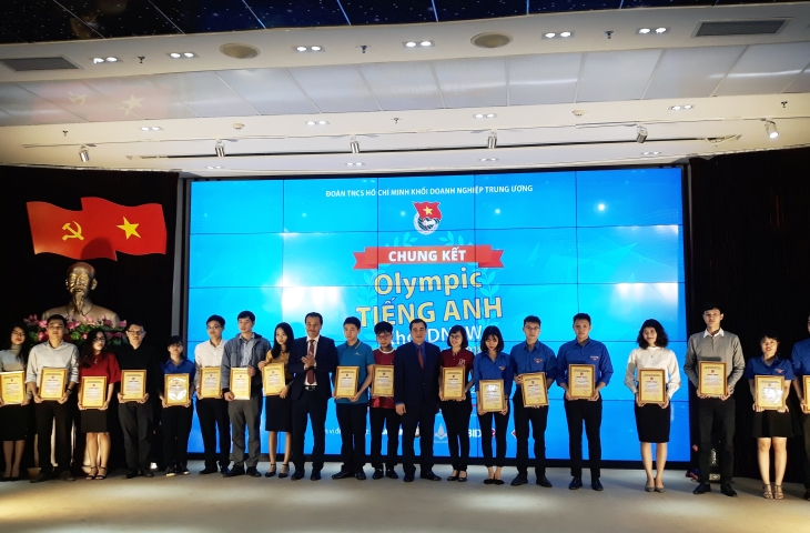 Đoàn TN Tổng công ty HUD tham dự Chung kết Cuộc thi Olympic tiếng Anh Khối Doanh nghiệp trung ương lần thứ II, năm 2018