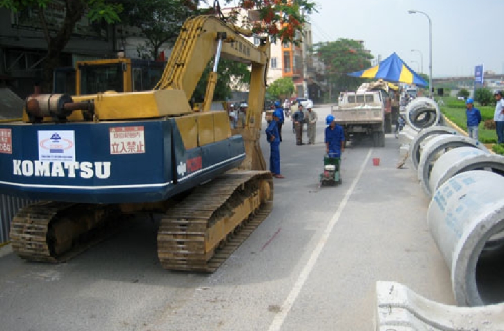 Lễ động thổ chính thức thi công Gói thầu A1 - Dự án Thoát nước mưa, nước thải và quản lý chất thải rắn Hải Phòng, giai đoạn I