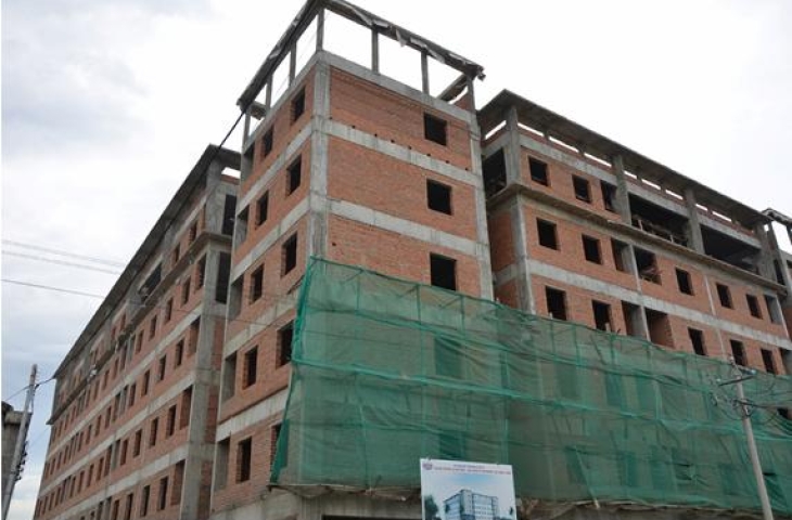 Tập đoàn HUD hoàn thành phần thô Chung cư An Bình - Khu nhà ở cho người thu nhập thấp tại Thành phố Nha Trang