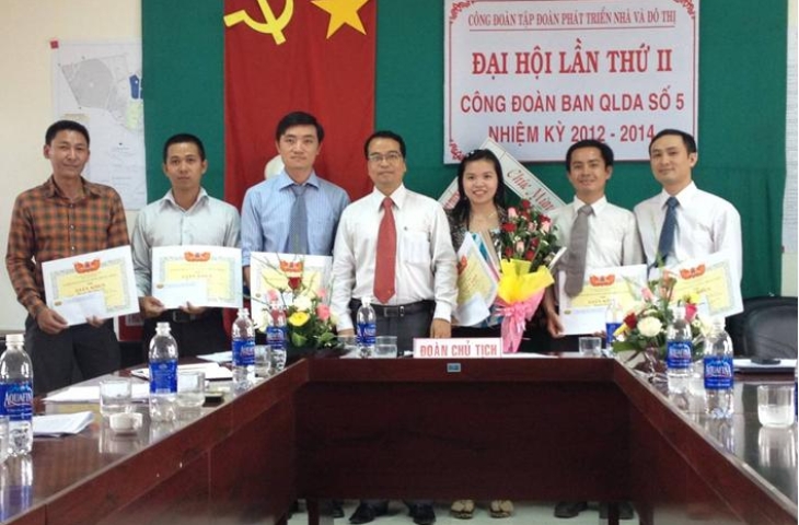 Đại hội Công đoàn Ban QLDA số 5 lần thứ II, nhiệm kỳ 2012-2014