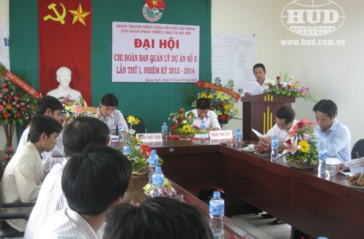 Đại hội Đoàn Chi đoàn Ban QLDA số 5 nhiệm kỳ 2012-2014