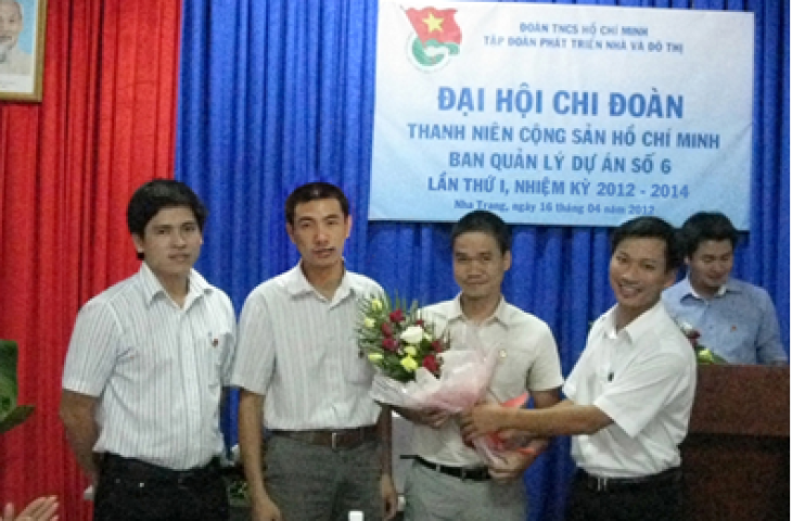 Đại hội Chi đoàn TNCS Hồ Chí Minh – Ban Quản lý dự án số 6 lần thứ nhất, nhiệm kỳ 2012 - 2014