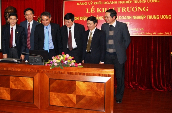 Tạp chí điện tử của Đảng ủy Khối DNTƯ chính thức hòa mạng internet