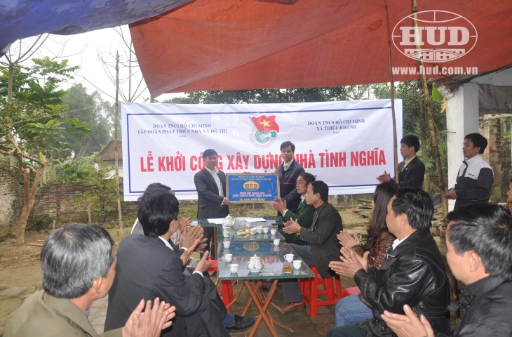 Đoàn Thanh niên Tập đoàn HUD xây dựng nhà tình nghĩa chào mừng 81 năm ngày thành lập Đoàn TNCS Hồ Chí Minh