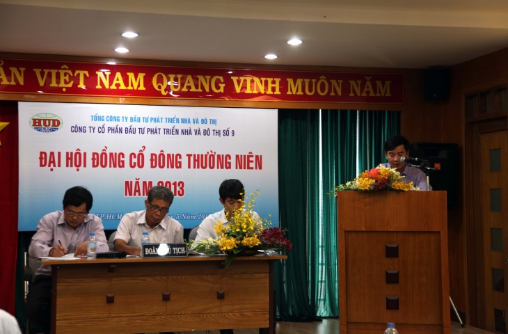 Công ty HUD9 tổ chức Đại hội đồng cổ đông thường niên năm 2013