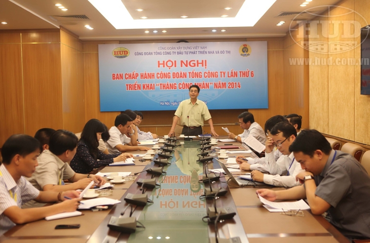 Ban chấp hành Công đoàn Tổng công ty tổ chức hội nghị lần thứ 6, và triển khai "Tháng Công nhân" năm 2014