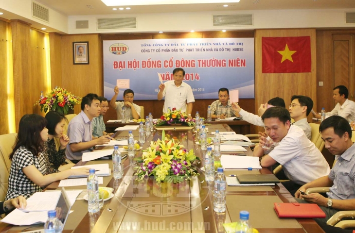 Công ty HUDSE tổ chức Đại hội đồng cổ đông thường niên năm 2014