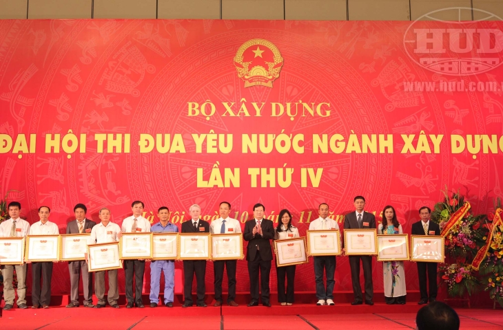 Bộ Xây dựng tổ chức Đại hội Thi đua yêu nước ngành Xây dựng lần thứ IV 