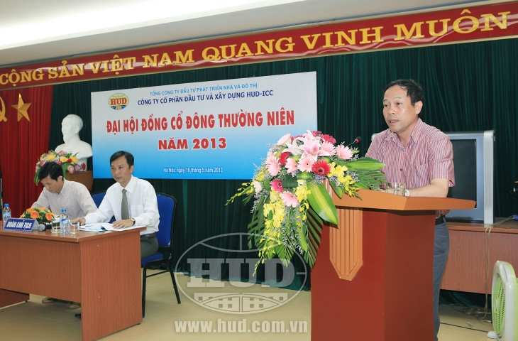 Công ty HUD - ICC tổ chức Đại hội đồng cổ đông thường niên năm 2013
