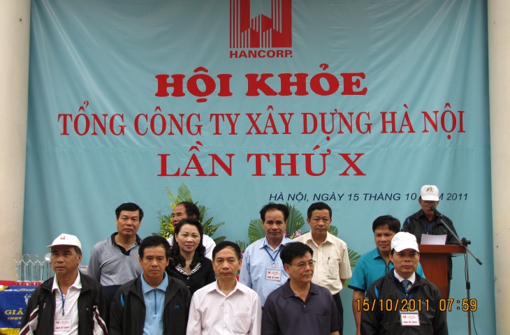 Hội khoẻ lần thứ X của Tổng công ty xây dựng Hà Nội thành công tốt đẹp.