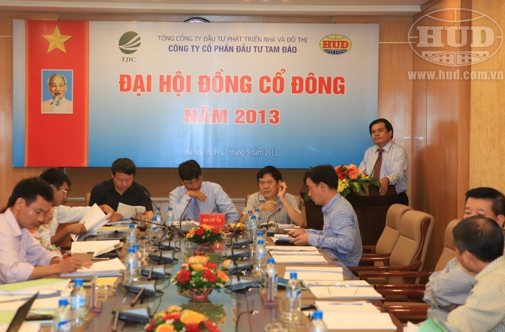 Công ty CP Đầu tư Tam Đảo tổ chức Đại hội đồng cổ đông thường niên năm 2013
