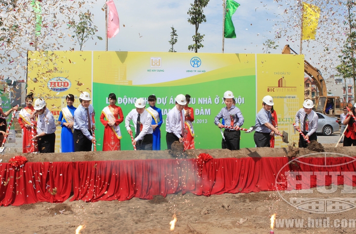 Lễ động thổ Dự án Khu nhà ở xã hội - Tây Nam Linh Đàm