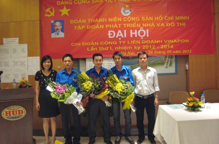 Đoàn TNCS Hồ Chí Minh Công ty liên doanh Vinapon tổ chức thành công Đại hội lần thứ I, nhiệm kỳ 2012 - 2014