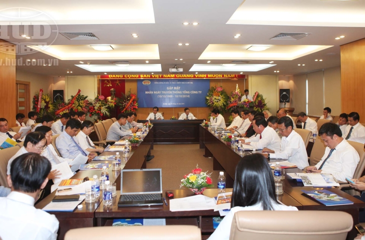 Tổng công ty tổ chức buổi gặp mặt nhân ngày truyền thống Tổng công ty (10/10/1989 – 10/10/2014) và Hội nghị triển khai nhiệm vụ SXKD quý IV/2014