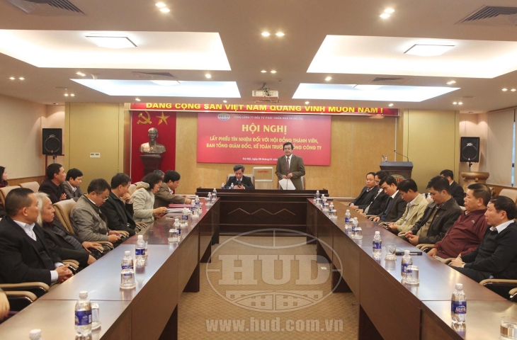 Ban Thường vụ Đảng ủy Tổng công ty tổ chức Hội nghị lấy phiếu tín nhiệm đối với Hội đồng thành viên, Ban Tổng giám đốc, Kế toán trưởng Tổng công ty