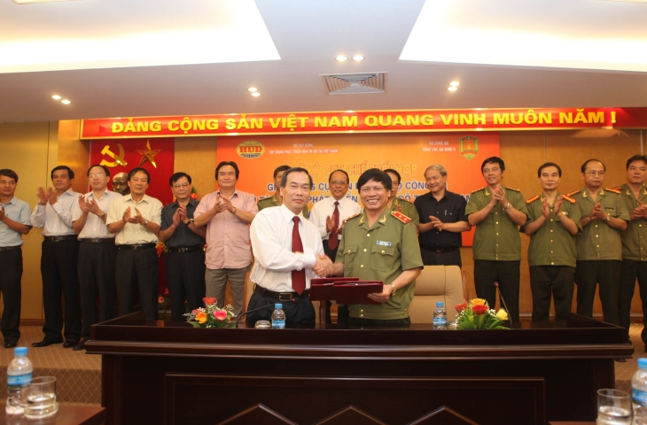 Tổng cục An ninh II - Bộ Công an và Tập đoàn Phát triển nhà và đô thị Việt Nam ký kết Quy chế phối hợp về công tác bảo vệ an ninh chính trị nội bộ, an ninh kinh tế