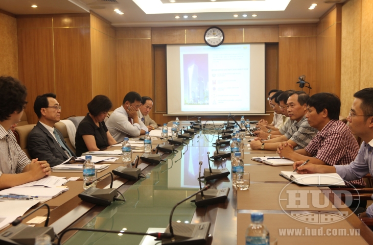 Chủ tịch Tập đoàn HUD tiếp Lãnh đạo Tập đoàn Đất đai và nhà ở Hàn Quốc