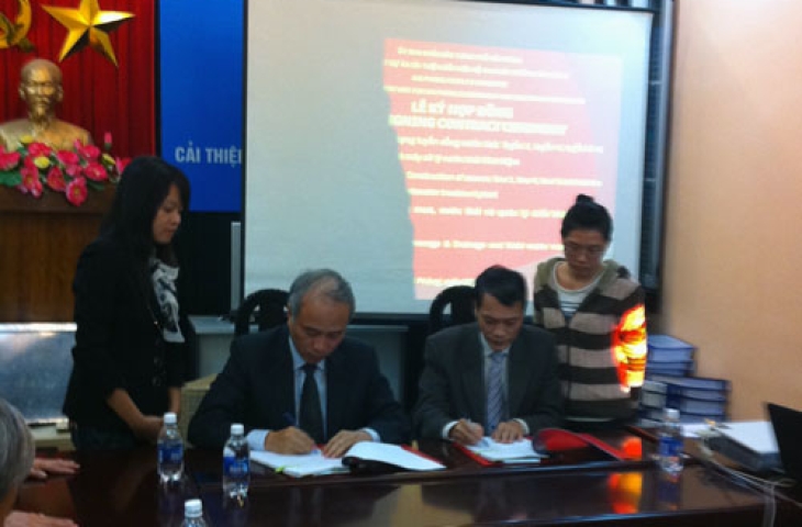 Ký hợp đồng Gói thầu A1 - Dự án thoát nước mưa, nước thải và quản lý chất thải rắn Hải Phòng, giai đoạn I