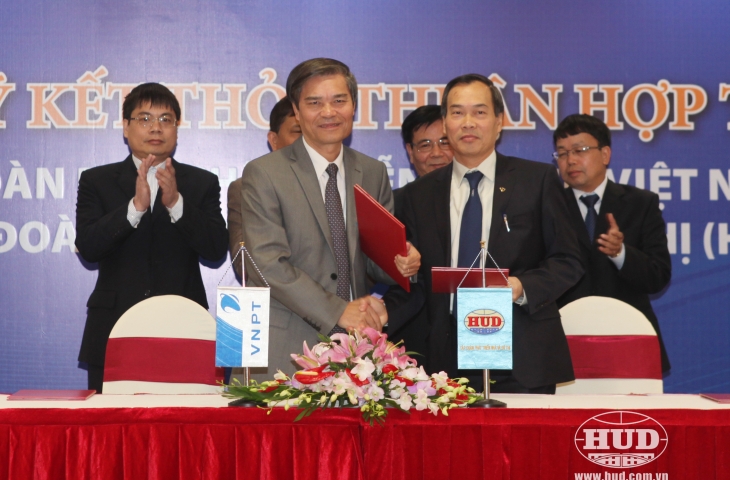 Tập đoàn HUD và Tập đoàn VNPT ký thỏa thuận hợp tác   