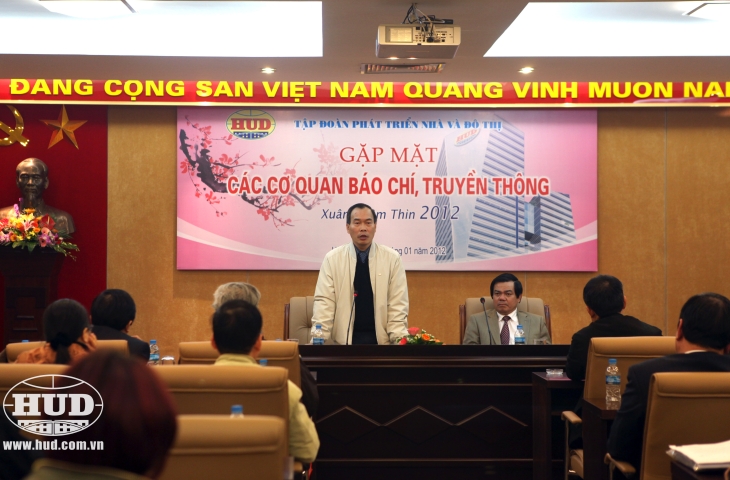 Tập đoàn tổ chức gặp mặt đại diện các cơ quan báo chí truyền thông nhân dịp năm mới 2012 