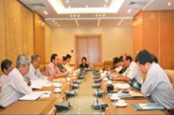 Tiếp đoàn Hội kiến trúc xây dựng Trung Quốc 