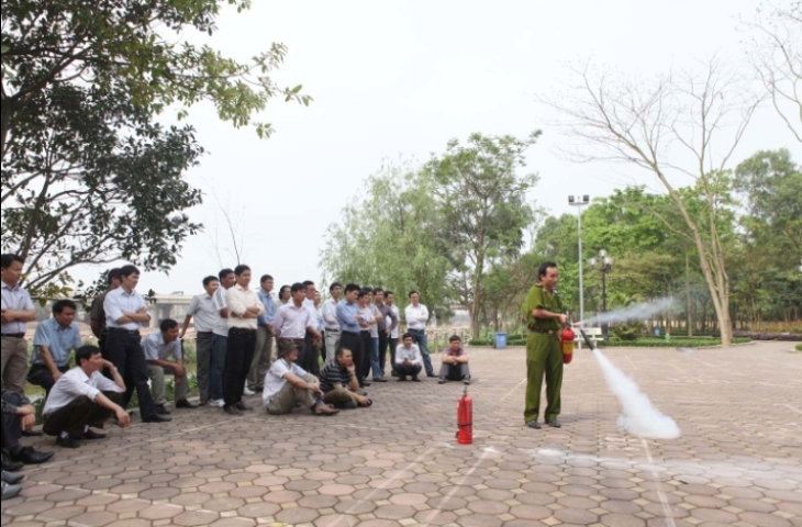 Tập đoàn tổ chức tập huấn nghiệp vụ PCCC năm 2011