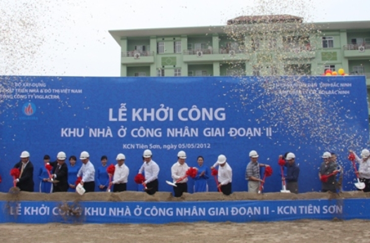 Viglacera quan tâm phát triển nhà ở và cải thiện đời sống văn hóa tinh thần cho công nhân lao động