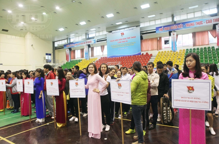 Đoàn Thanh niên Tổng công ty HUD tham dự Ngày hội văn hóa  thể thao Khối Doanh nghiệp TƯ lần thứ IV năm 2015