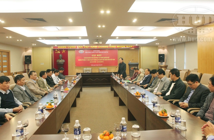 Tổng công ty tổ chức gặp mặt CBCNV đã phục vụ trong quân ngũ nhân kỷ niệm 71 năm ngày thành lập Quân đội Nhân dân Việt Nam (22/12/1944 – 22/12/2015) và 26 năm Ngày hội Quốc phòng toàn dân