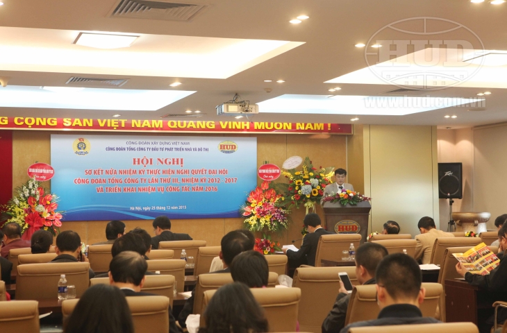 Công đoàn Tổng công ty tổ chức Hội nghị sơ kết nửa nhiệm kỳ 2012 – 2017 (khóa III) và triển khai nhiệm vụ công tác năm 2016