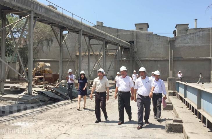 Ban Thường vụ Đảng ủy Tổng công ty thăm, làm việc với Công ty CP Xi măng Hà Tiên Kiên Giang và Ban Thường vụ Đảng ủy Công ty CP Đầu tư xây dựng HUD Kiên Giang - tỉnh Kiên Giang