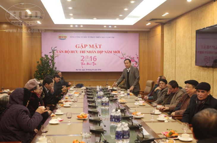 Tổng công ty tổ chức Gặp mặt và chúc Tết các đồng chí cán bộ hưu trí nhân dịp Xuân Bính Thân 2016