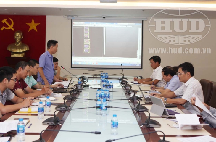 Lãnh đạo Tổng công ty HUD xem xét đề xuất điều chỉnh, bổ sung hồ sơ thiết kế BVTC Dự án HUD Building - Nha Trang