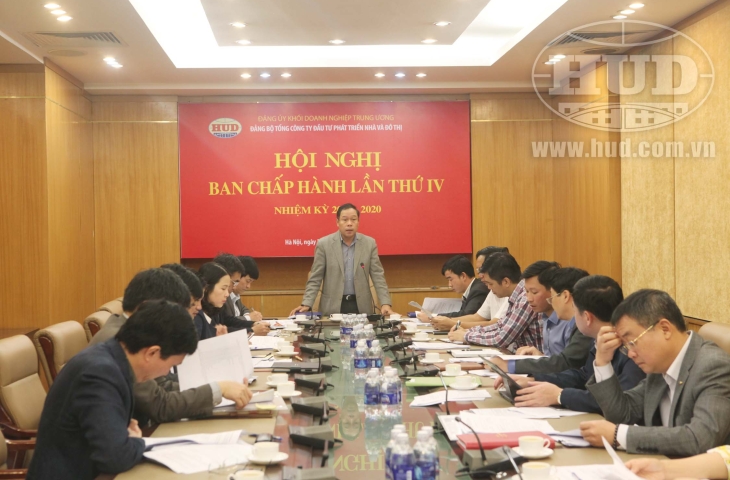 Hội nghị Ban Chấp hành Đảng bộ Tổng công ty Đầu tư phát triển nhà và đô thị lần thứ IV, nhiệm kỳ 2015 - 2020