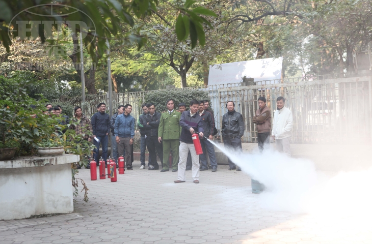 Tổng công ty tổ chức tập huấn nghiệp vụ PCCC năm 2014