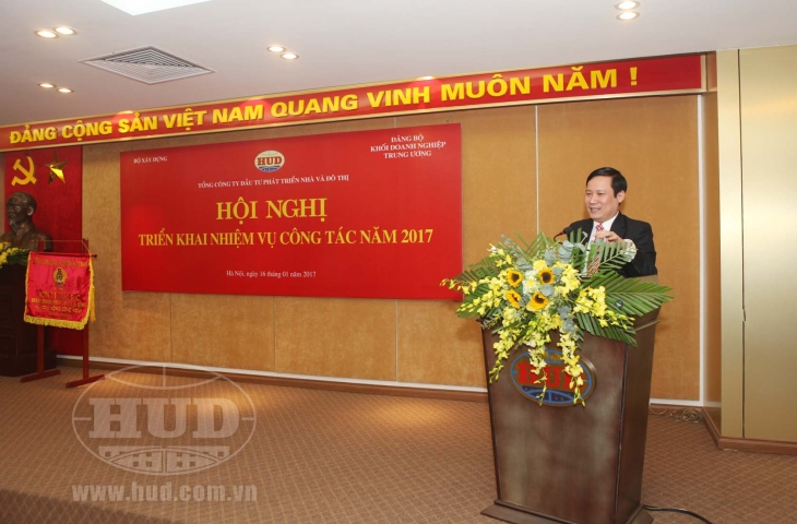 Tổng công ty Đầu tư Phát triển nhà và đô thị tổ chức Hội nghị triển khai nhiệm vụ công tác năm 2017