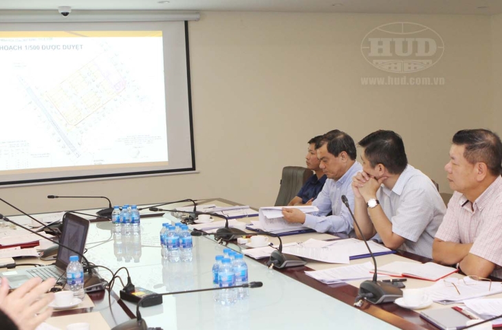 Hội đồng thành viên Tổng công ty HUD làm việc với Công ty HUD3 về thực hiện kế hoạch SXKD năm 2018