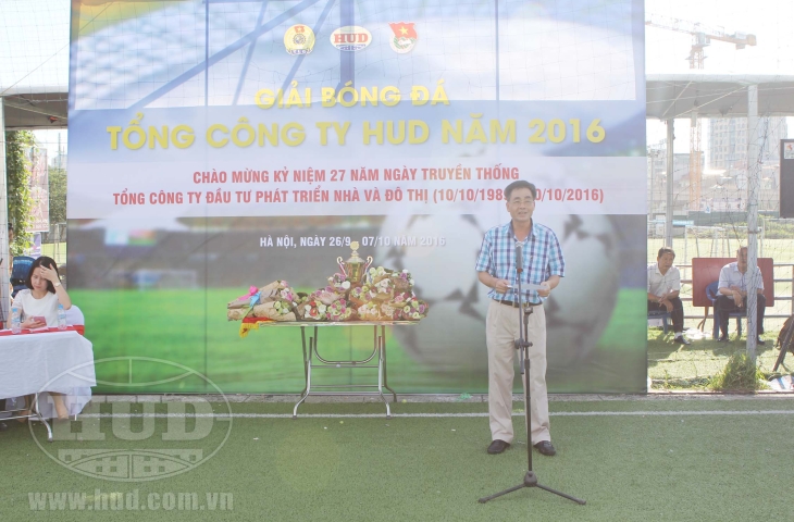 Tổng công ty HUD tổ chức Giải bóng đá HUD 2016 chào mừng các sự kiện lớn