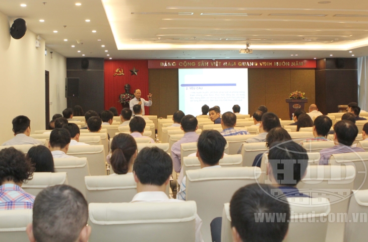 Thanh tra Bộ Xây dựng tổ chức Hội nghị phổ biến pháp luật  về phòng chống tham nhũng tại Tổng công ty HUD