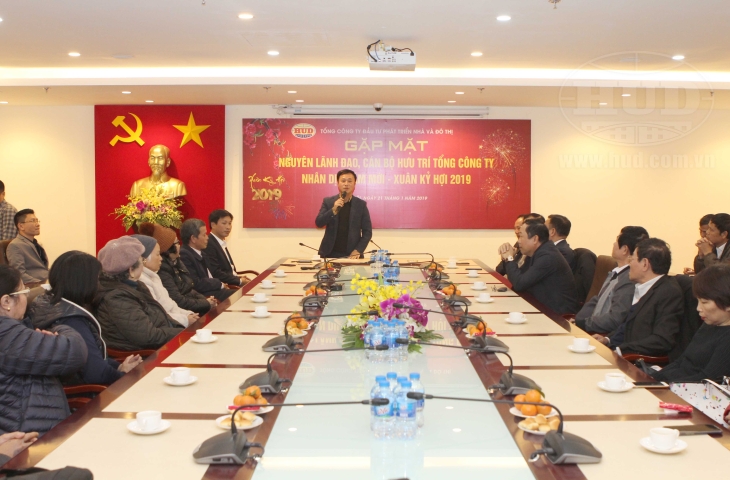 Tổng công ty HUD tổ chức gặp mặt nguyên lãnh đạo, cán bộ hưu trí nhân dịp năm mới - Kỷ Hợi 2019