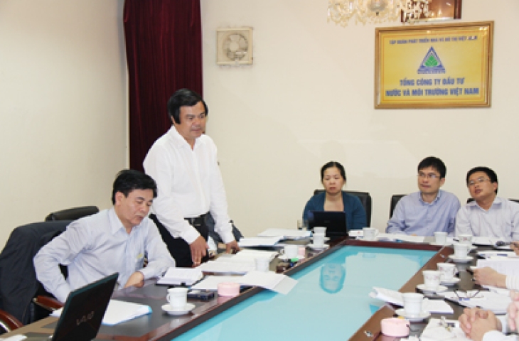 Tập đoàn HUD làm việc với Tổng Công ty VIWASEEN về Đề án tái cơ cấu Tổng Công ty